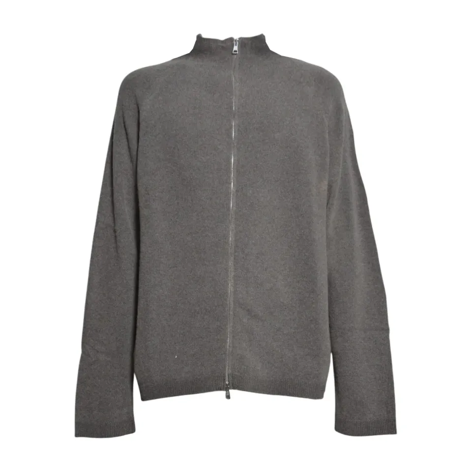Our Legacy Line Zip M4263LM cardigan uomo lana marrone