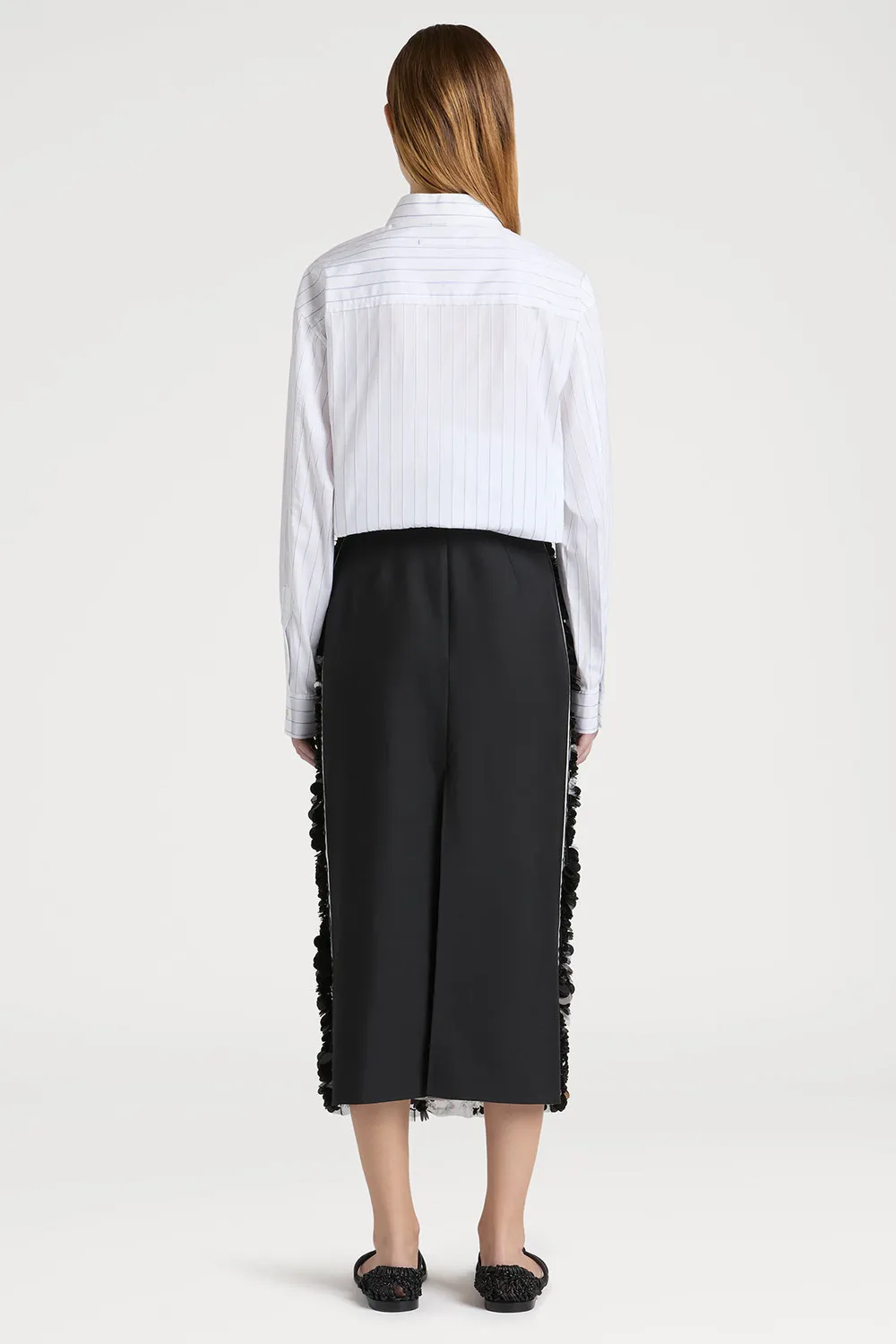 Ports 1961 Monochrome Sequin gonna nera paillettes