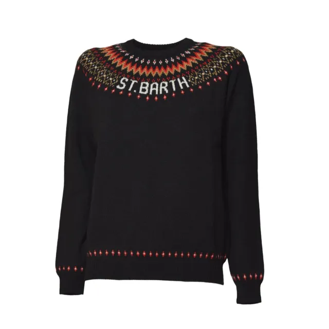 Saint Barth KYLANORDICJR02486I00 pullover nero bambino