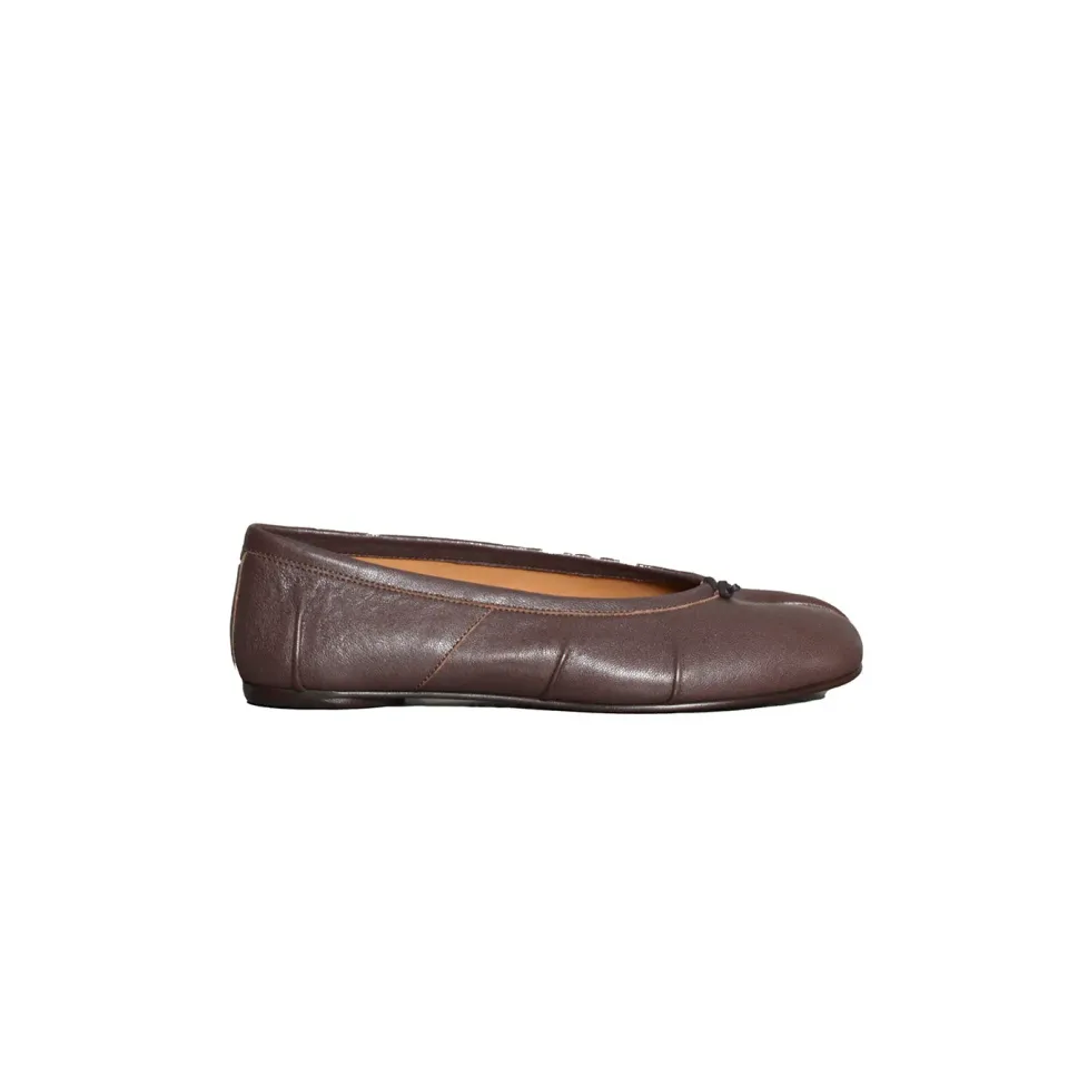 Maison Margiela S58WZ0127P3753 ballerine marrone 38