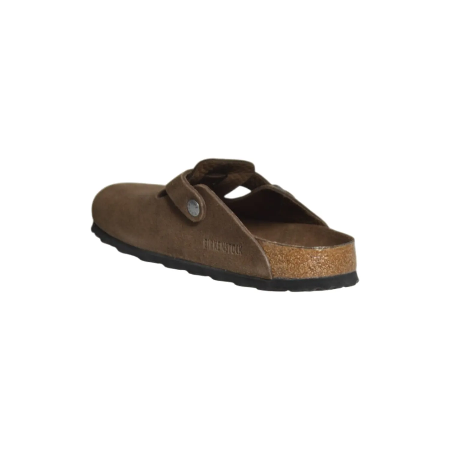 Birkenstock Boston SFB sabot suede cioccolato