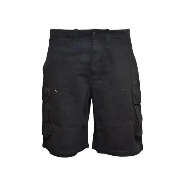 Our Legacy M2264MSJH bermuda nero lavato herringbone