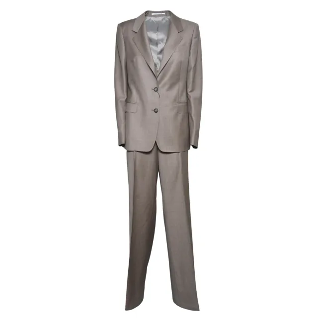 Tagliatore Parigi tailleur beige lana giacca pantalone
