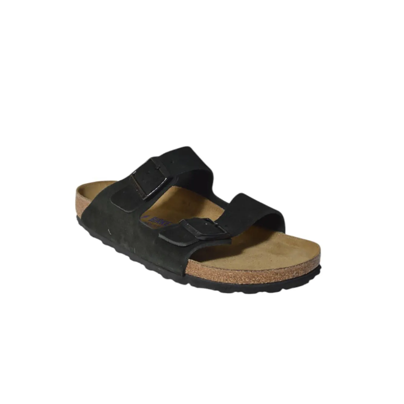 Birkenstock Arizona 951323 sandali neri pelle scamosciata