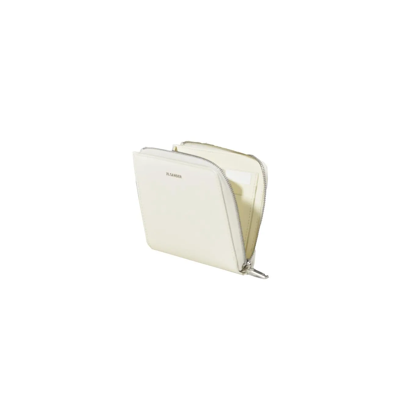 Jil Sander J25UI0004P5995 portafoglio bianco pelle