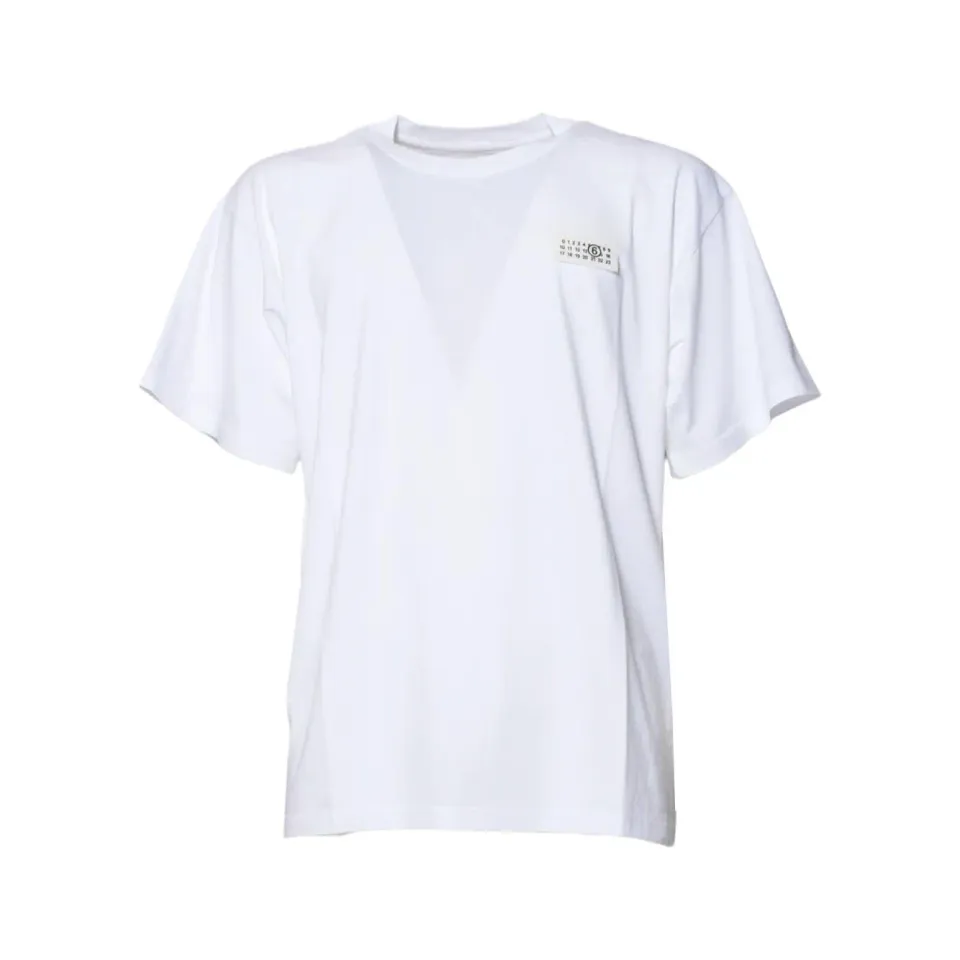 MM6 Maison Margiela SH2GC0030M20048 t-shirt uomo bianca cotone