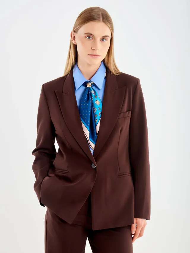 Vicolo Blazer Sfiancato blazer fondente L revers lancia