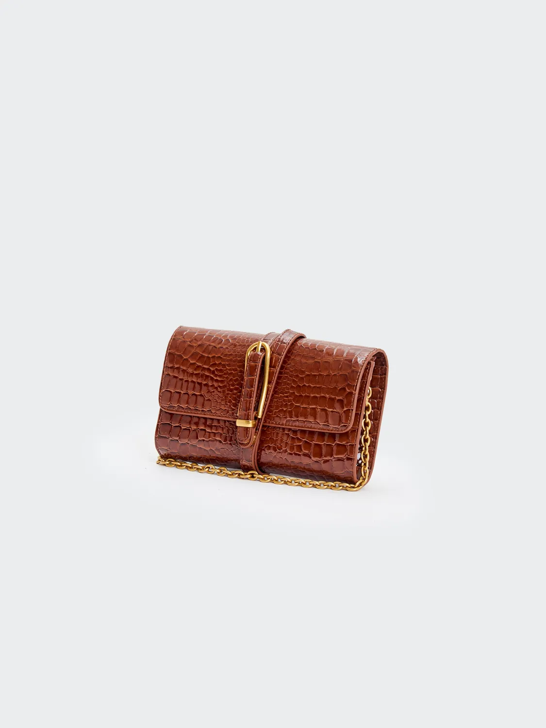 Vicolo Shibuya Belted pochette moka