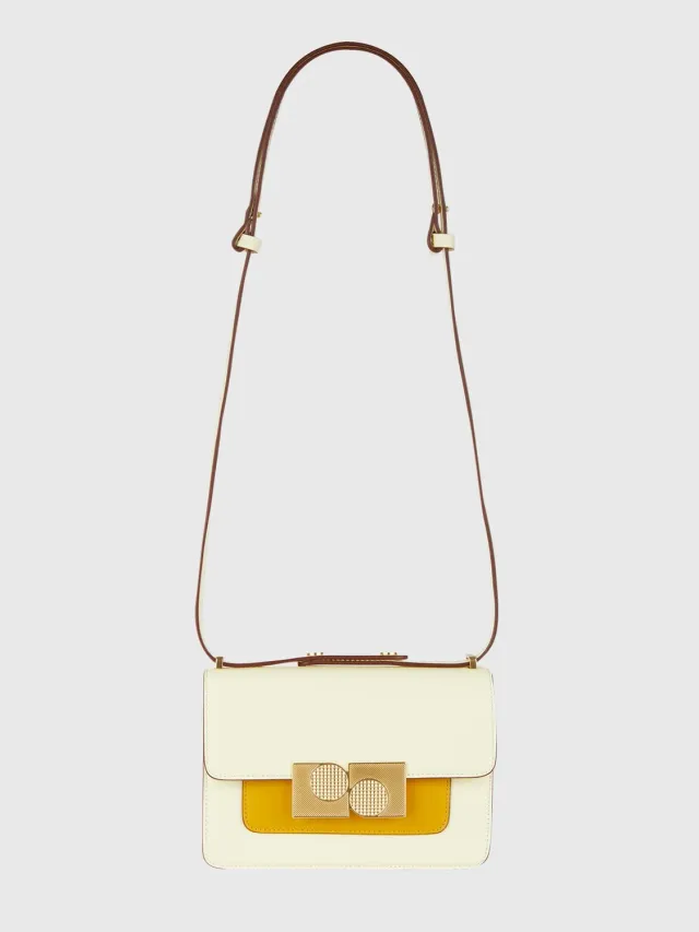 Ports Anika PW121ACU12 borsa pelle giallo pallido