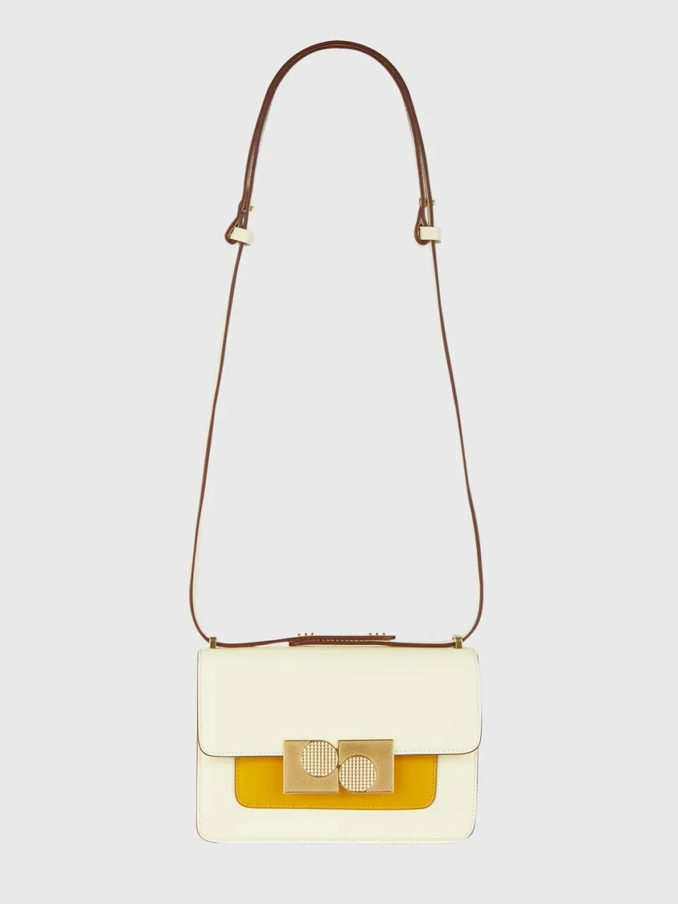 Ports Anika PW121ACU12 borsa pelle giallo pallido