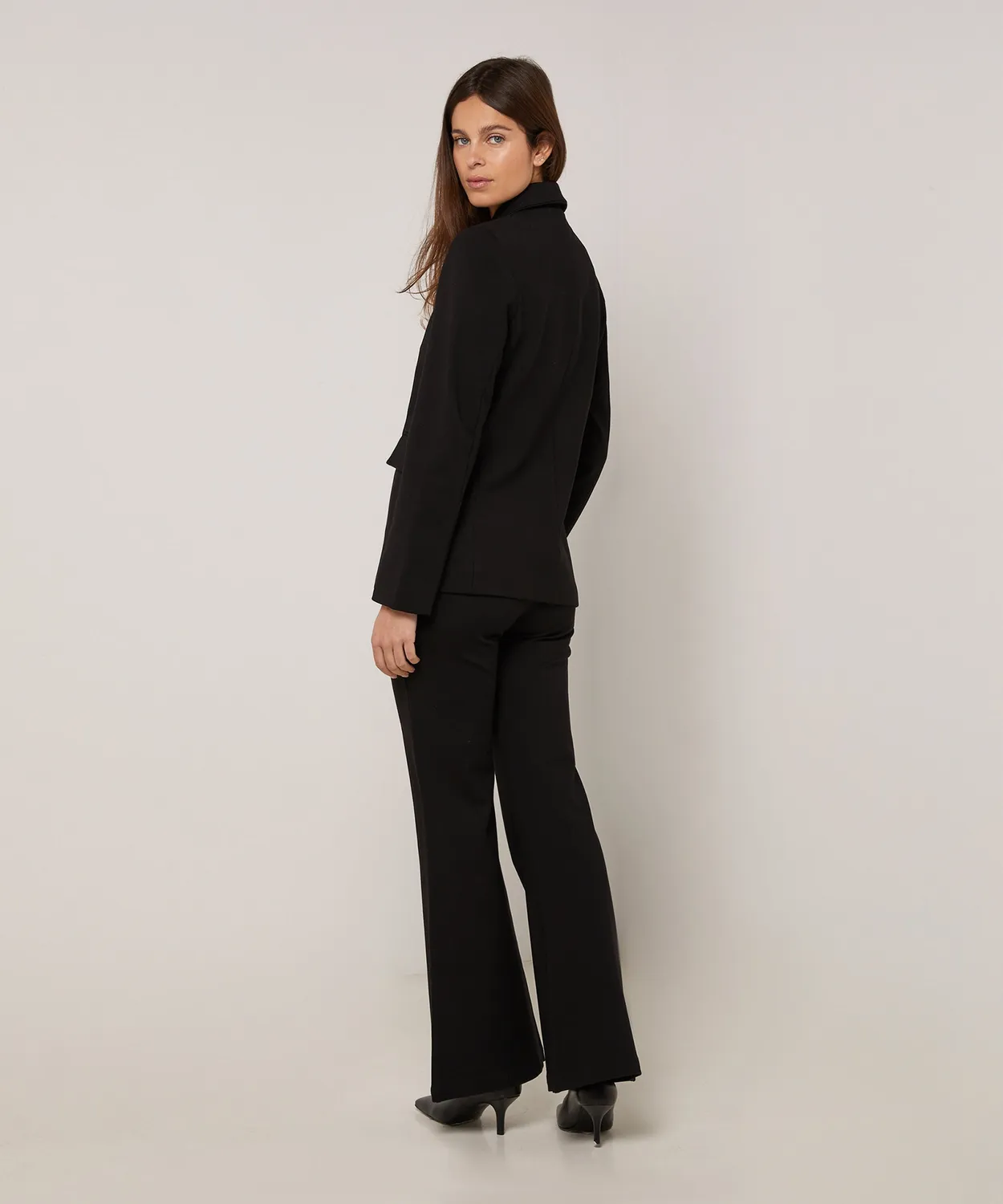 Rodier Giacca corta cintura nera collo camicia