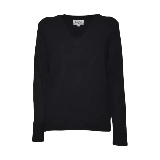 Saint Barth Pigalle PIG0002 maglione nero lana