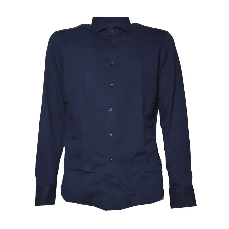 XE J748ML21462 camicia blu scuro taglie 40-44 classica