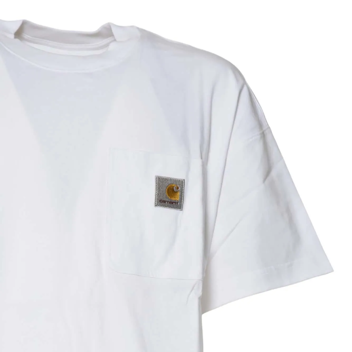 Carhartt WIP I035523 Work Pocket t-shirt uomo bianca cotone