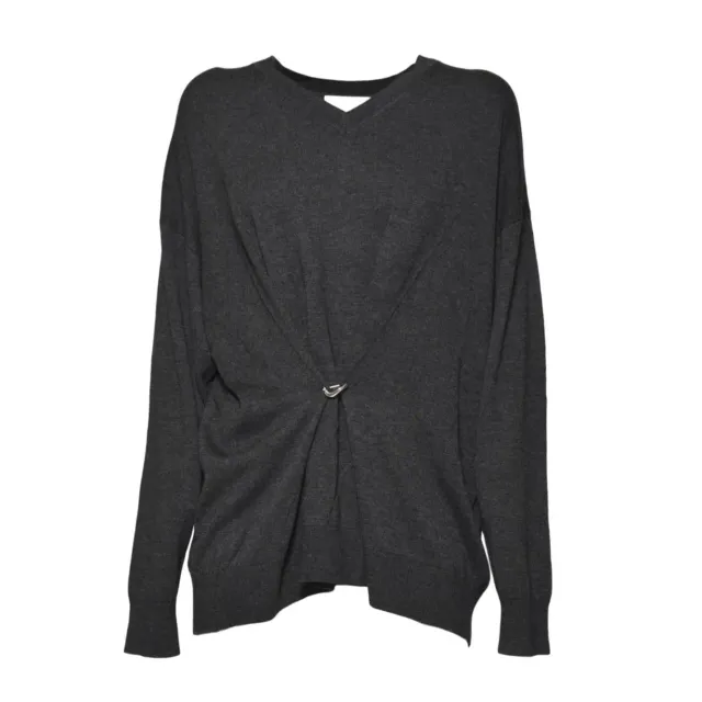 Isabel Marant Chiraz cardigan antracite viscosa lana 38