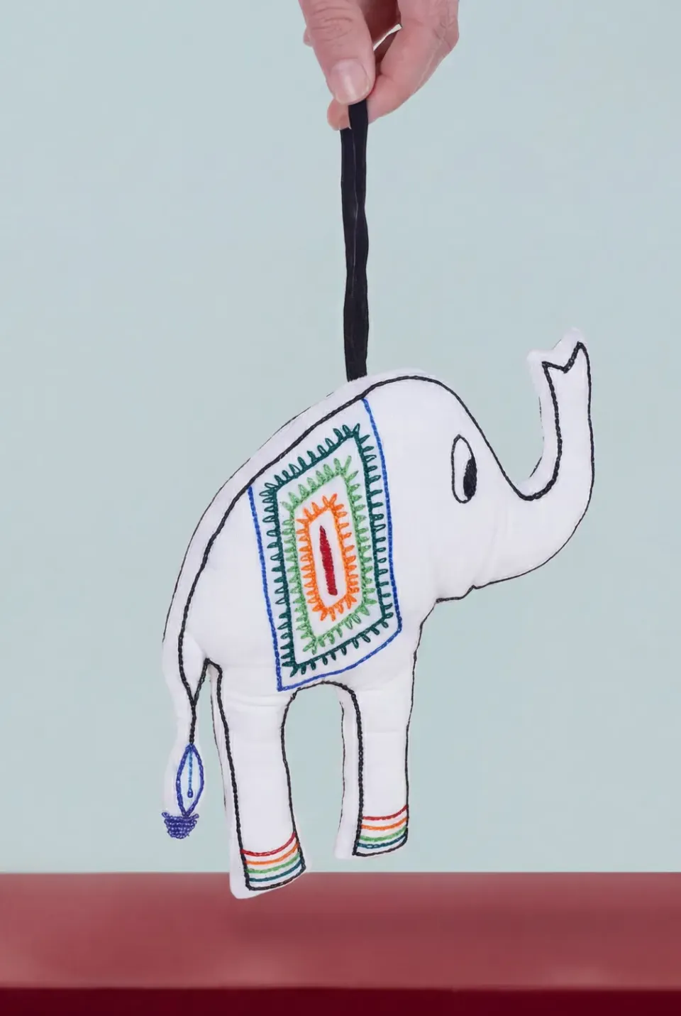 Jyoti Emil peluche elefante cotone bianco