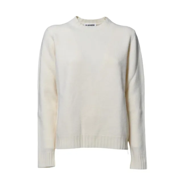 Jil Sander J02GP0043J14506 maglia lana panna taglia 40