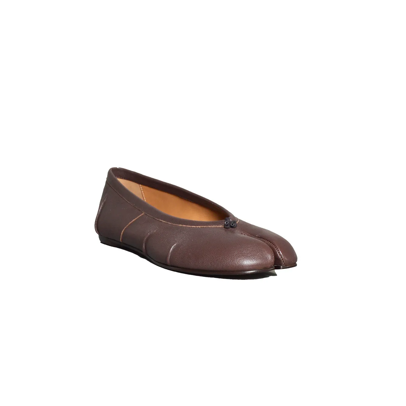 Maison Margiela S58WZ0127P3753 ballerine marrone 38