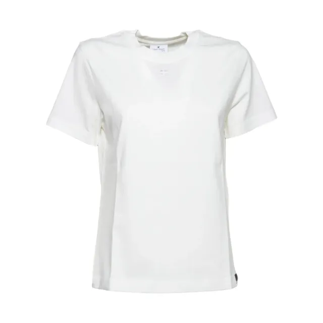 Courrèges 326JTS217JS0233 t-shirt donna bianca