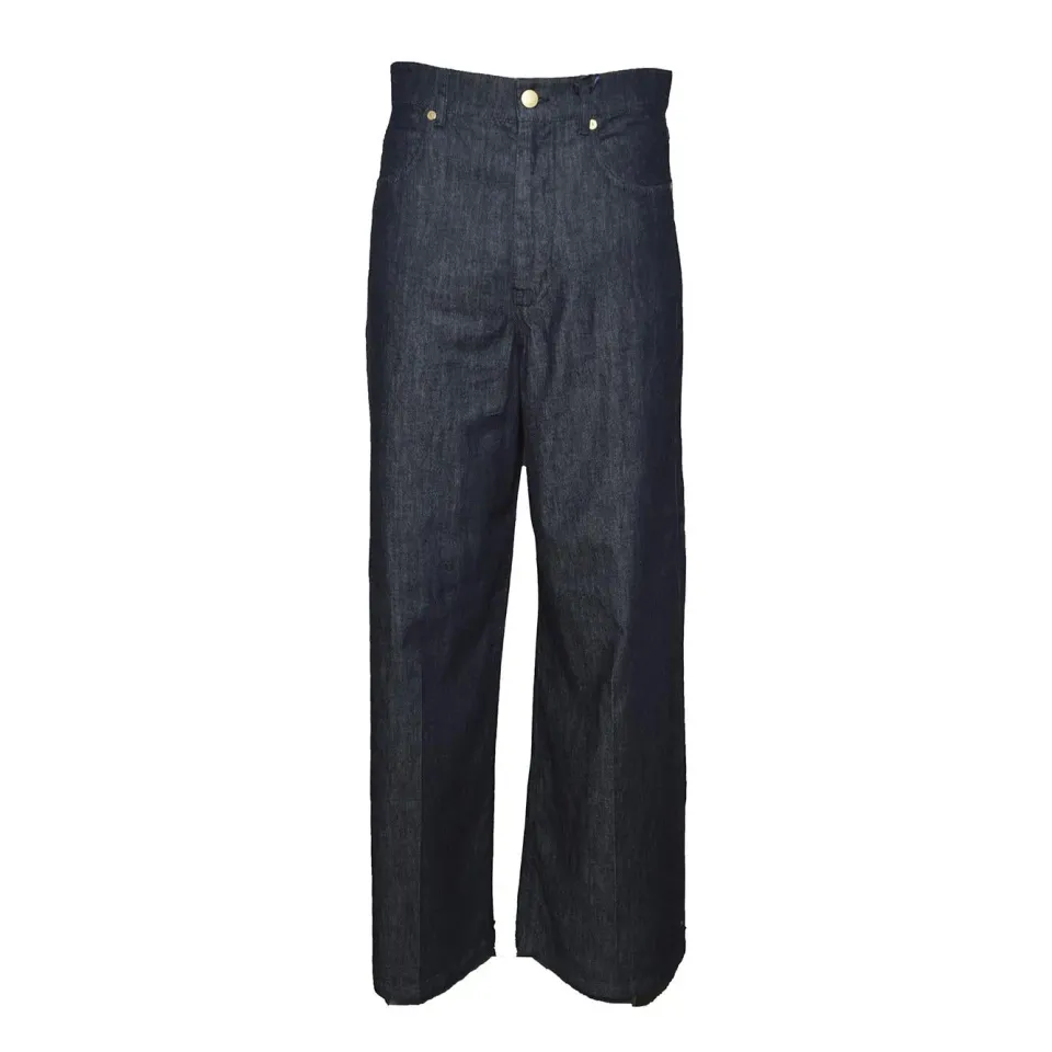 S Max Mara Lavinia jeans denim blu cotone kapok