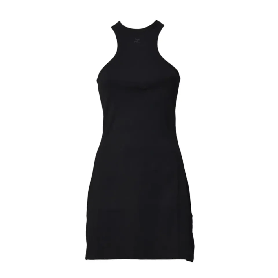 Courrèges 125JRO577JS0203 Mini Abito Nero Cotone