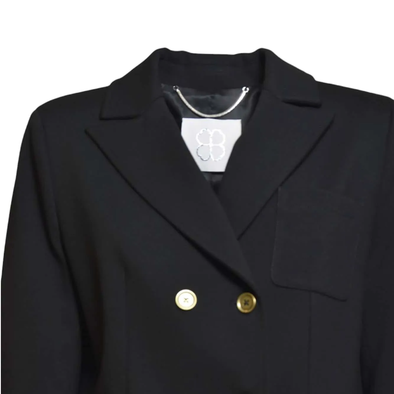Room52 Kelly T913TRE05 blazer nero donna elasticizzato