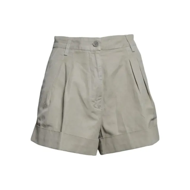 Aspesi 0222G208 bermuda beige cotone lino donna
