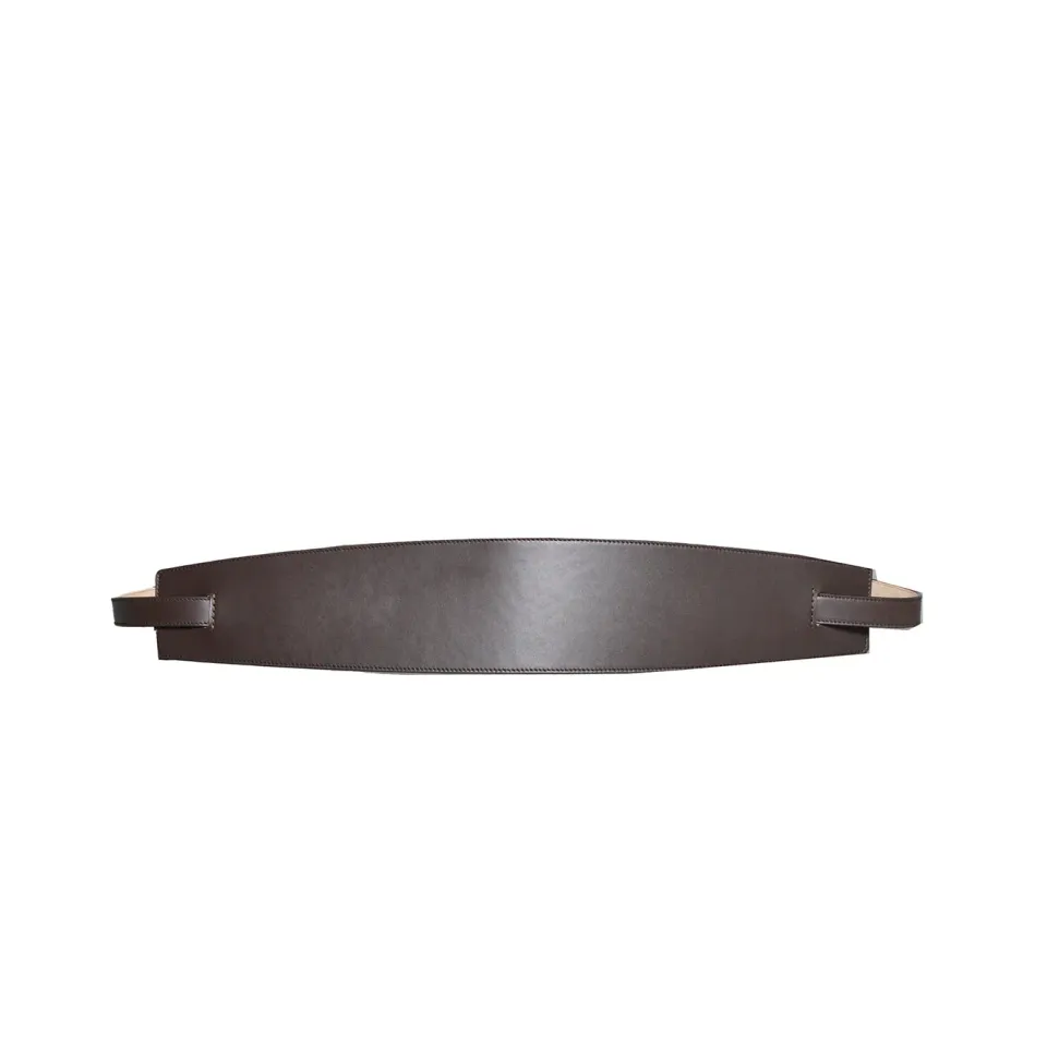 Max Mara Mulino 2624506041600 cintura pelle caffè