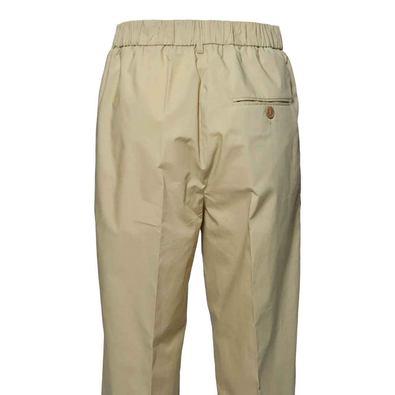 Solotre M1D0149 pantalone popeline beige 38