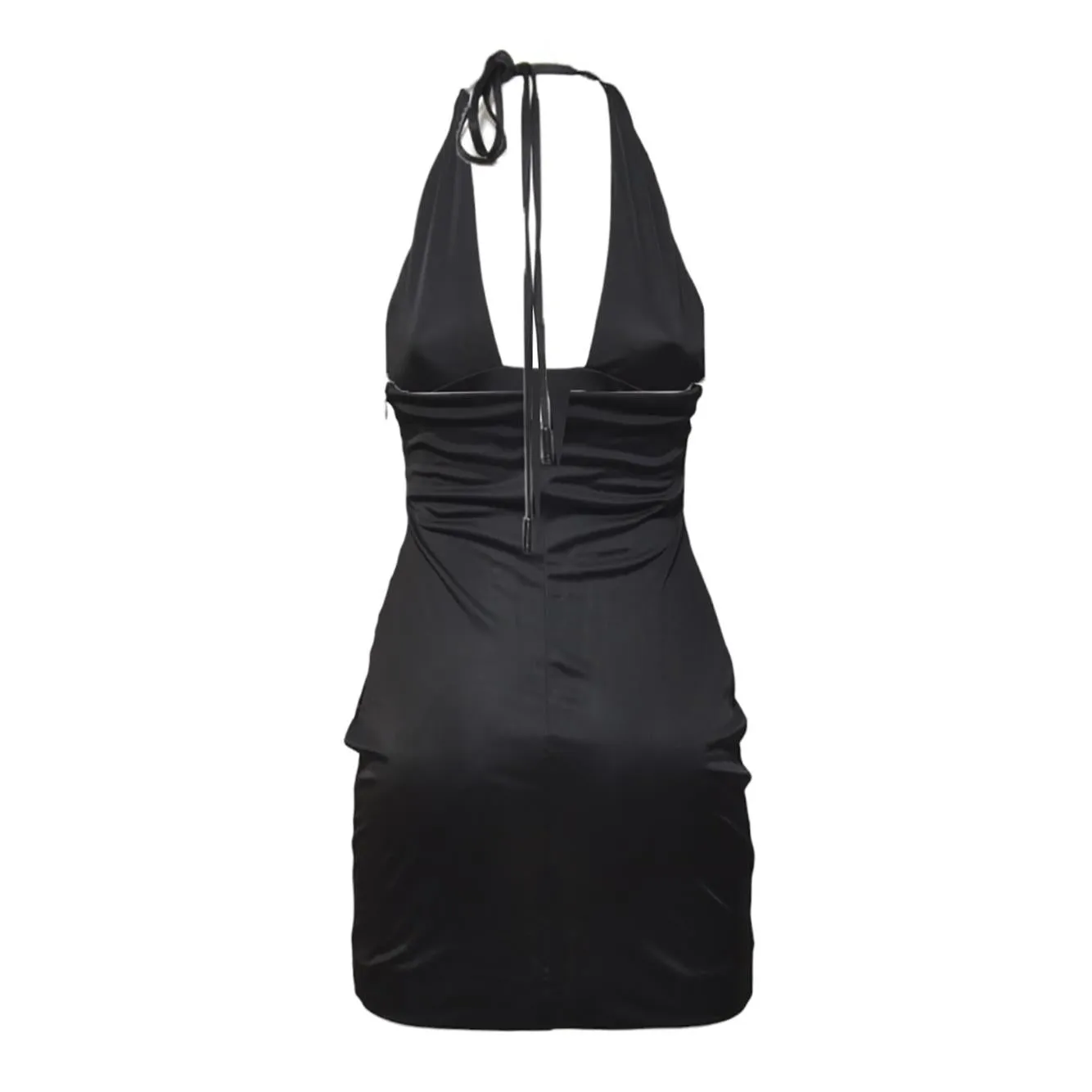 Dsquared2 S72CV0637S24586 abito jersey nero viscosa