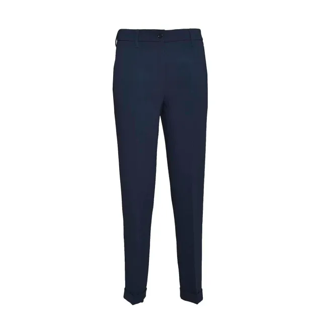 Aspesi 0113P001 pantalone cady blu navy regular