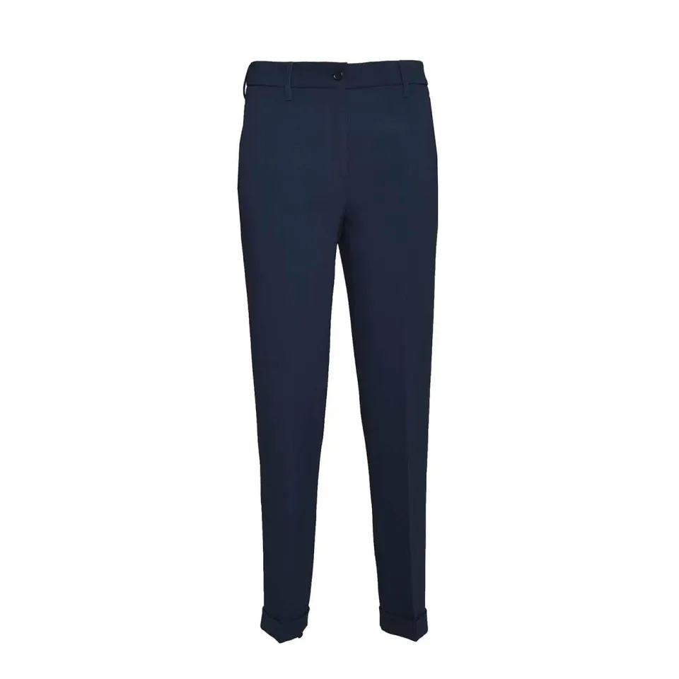 Aspesi 0113P001 pantalone cady blu navy regular