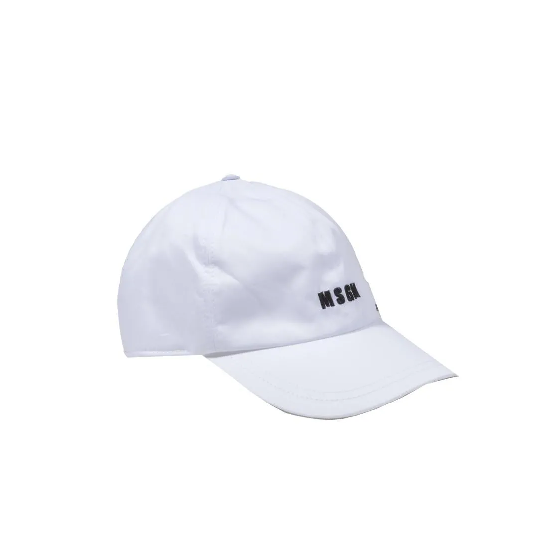 MSGM cappello 3340ML02227558 baseball bianco UNI cotone