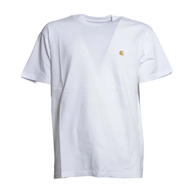 Carhartt WIP Chase I026391 t-shirt uomo bianca cotone