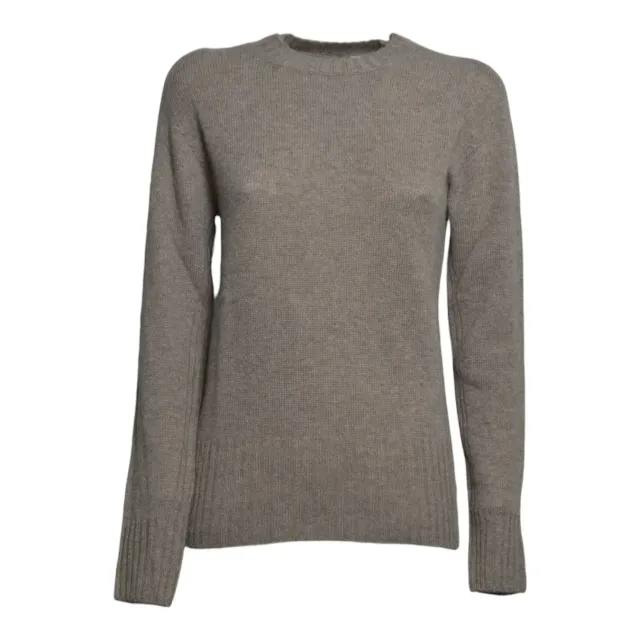 Solotre M3AC0015ACU14S cardigan donna fango marrone