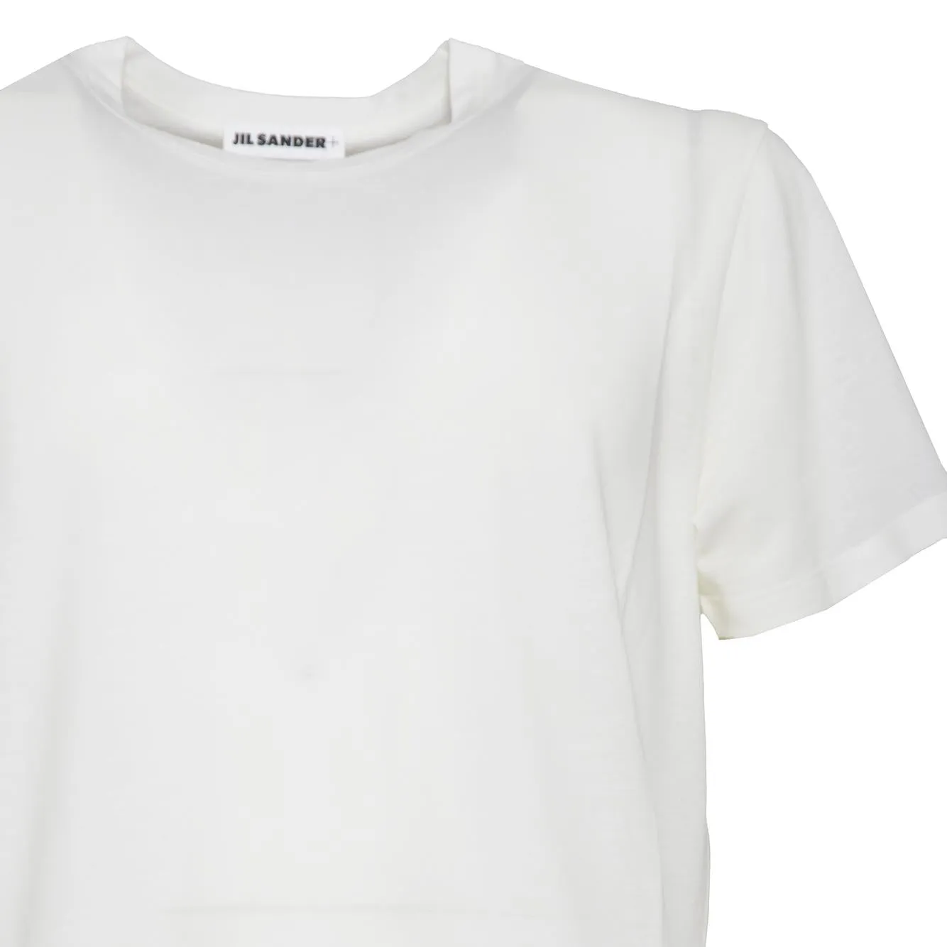 Jil Sander+ J47GC0012J45031 t-shirt bianca cotone