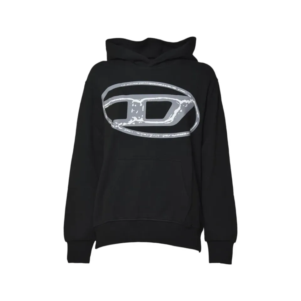 Diesel Junior J02487KYAQK Felpa Cappuccio Nera