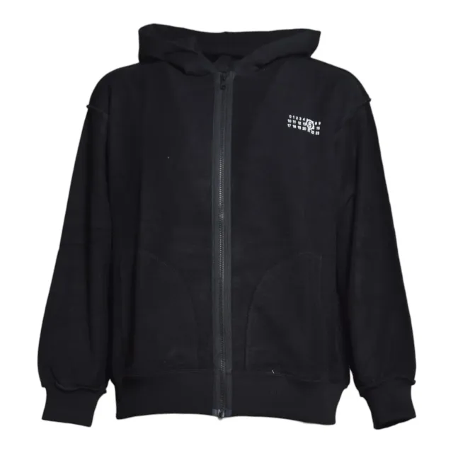 MM6 Maison Margiela M61130MM08S felpa nera cotone