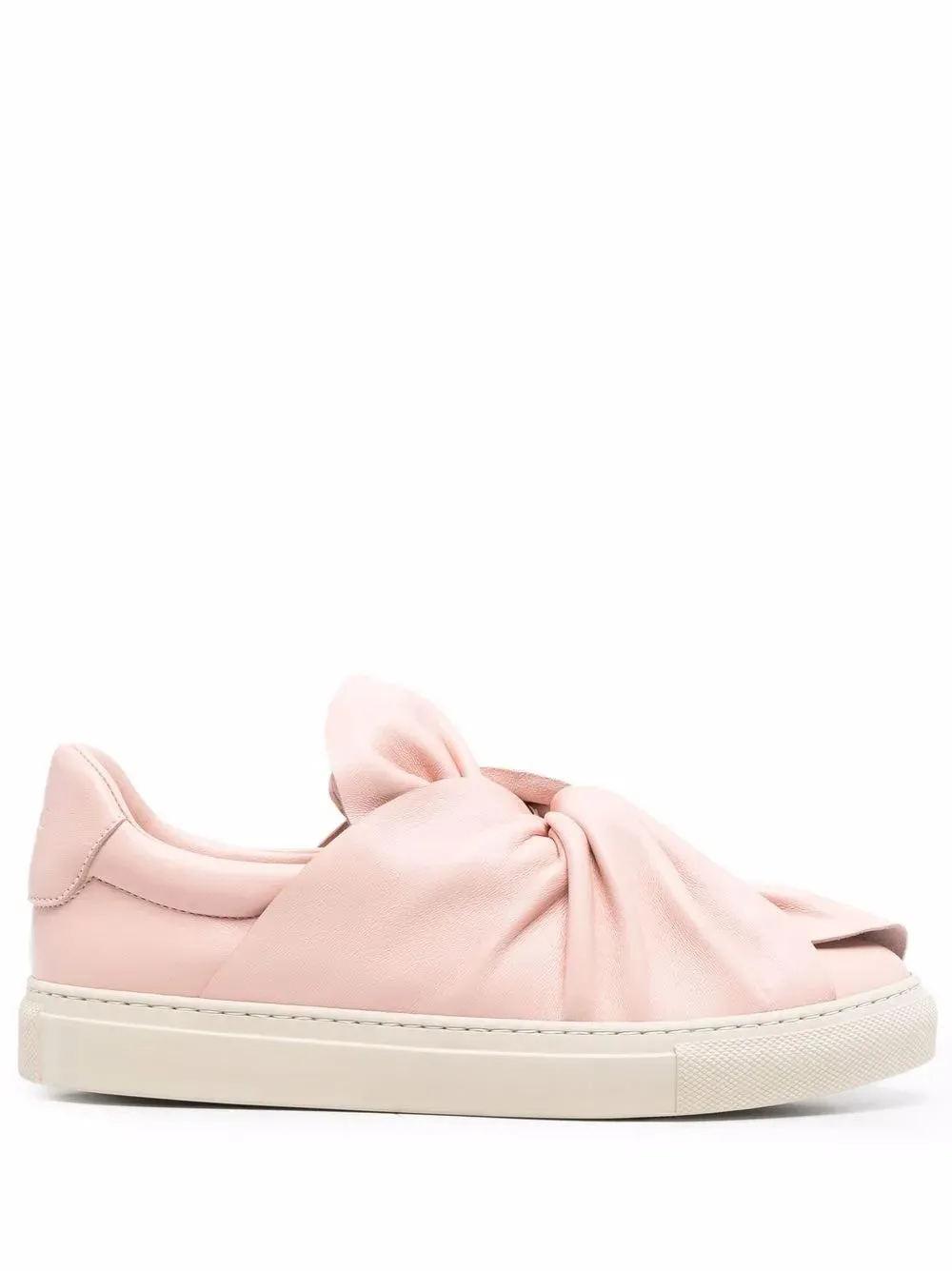 Ports 1961 Bow sneakers rosa corallo pelle fiocco