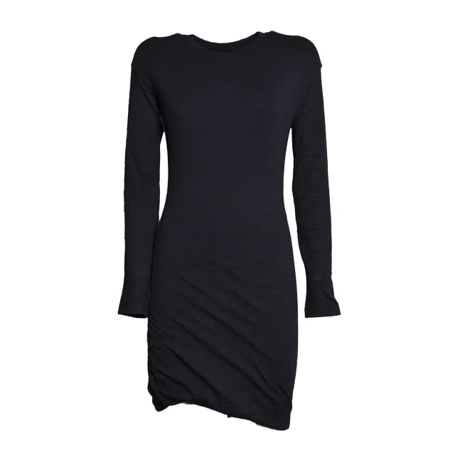 Jil Sander J02CT0634J41422 abito nero in lana