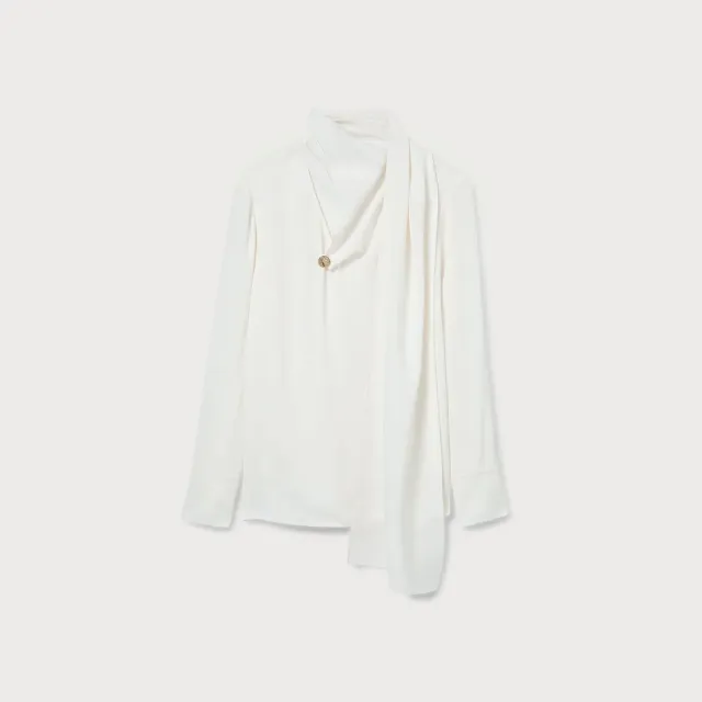 Ports blusa collo sciarpa cloud-white 40 IT
