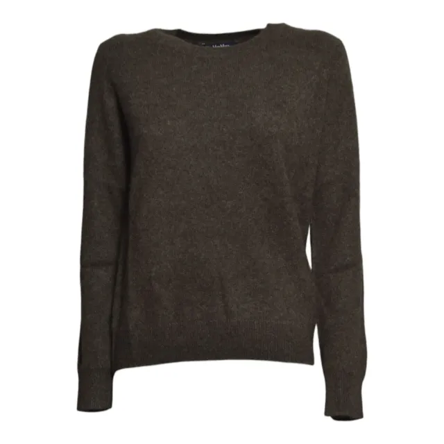 S Max Mara 2629366143600 Voliera cardigan marrone lana