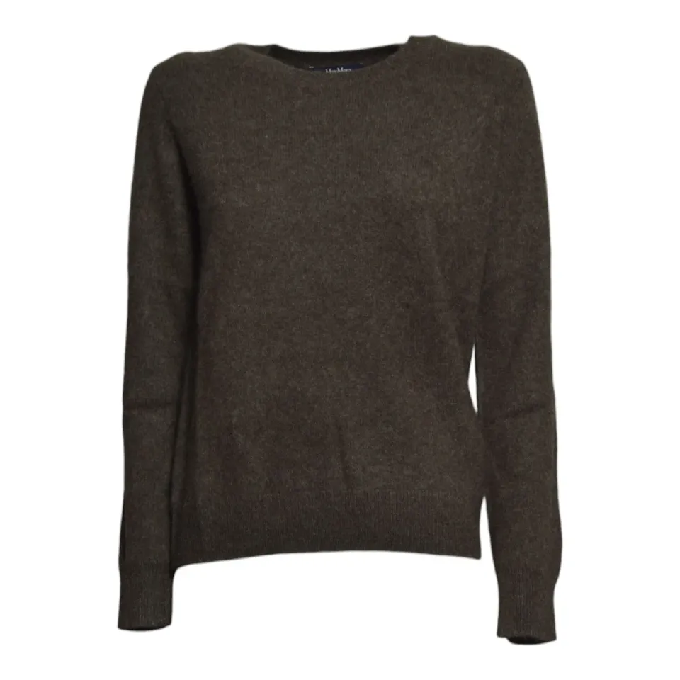S Max Mara 2629366143600 Voliera cardigan marrone lana