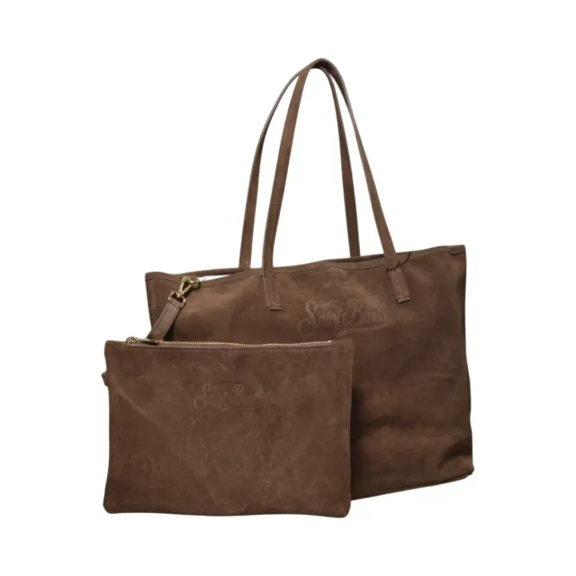 MC2 Saint Barth CB0003 city bag donna marrone suede