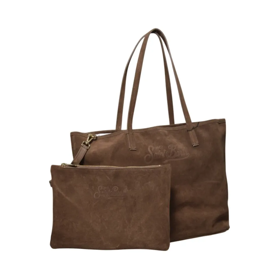 MC2 Saint Barth CB0003 city bag donna marrone suede