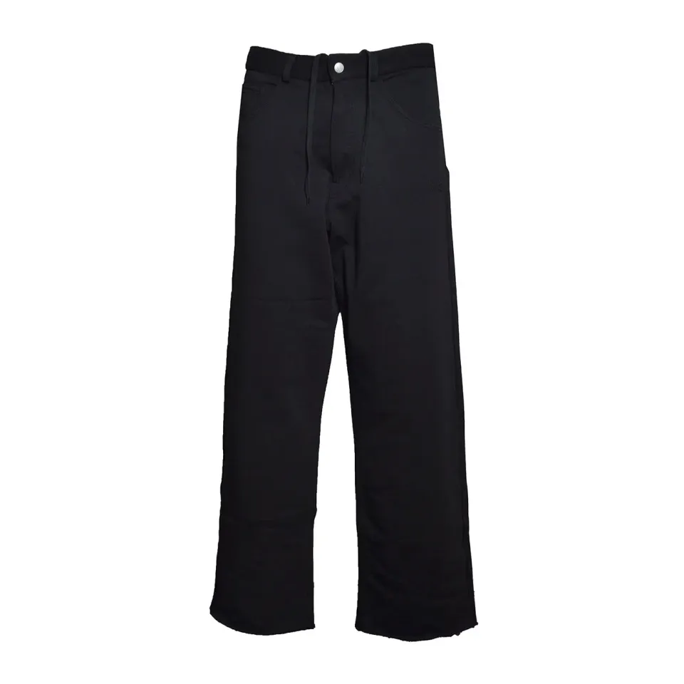 MM6 Maison Margiela SH0KA0077M25025 pantalone nero cotone