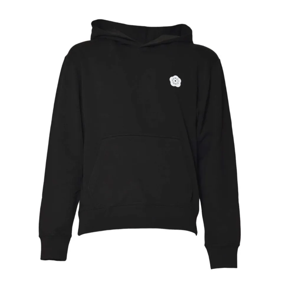 Kenzo FF65HO2574MF felpa hoodie nera S cotone