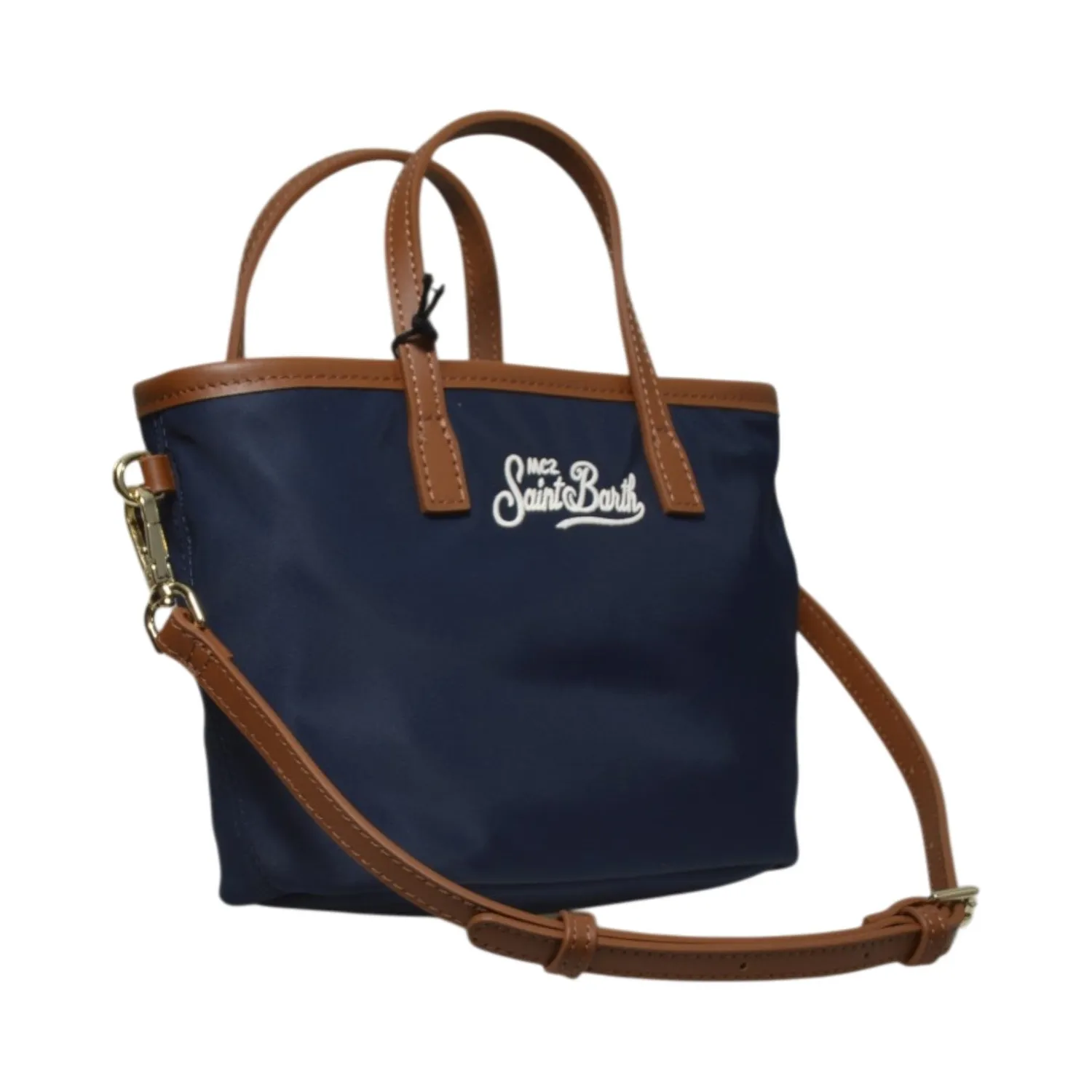 Saint Barth CB0005 city bag mini blu in nylon
