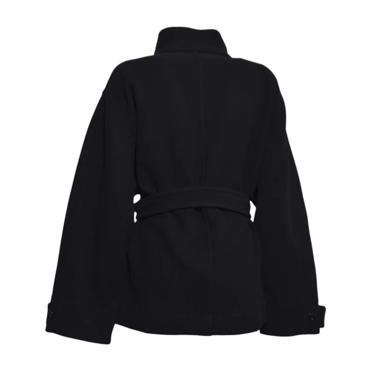 Lemaire CO1113LF1116 cappotto lana nero donna