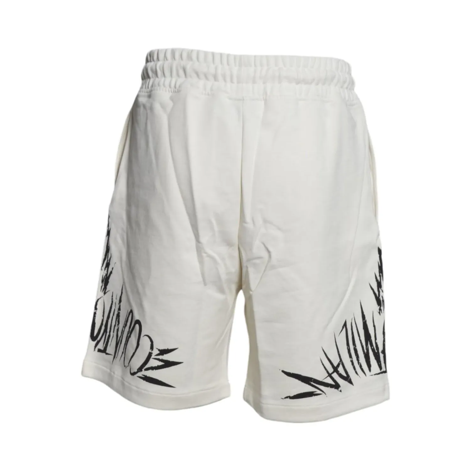 Marcelo Burlon S6CMMABE005 bermuda bianco cotone